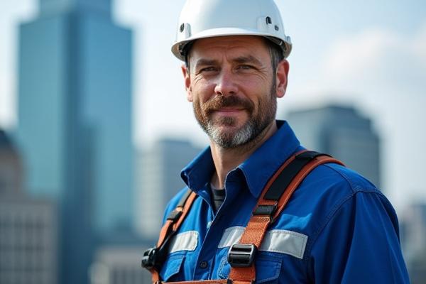 Portrait of Mark Thompson, High-Access Lead Technician with IRATA certification