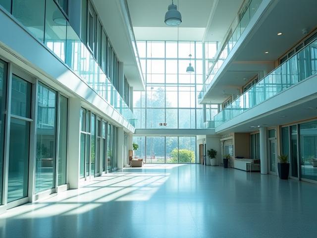 University campus building, modern architecture