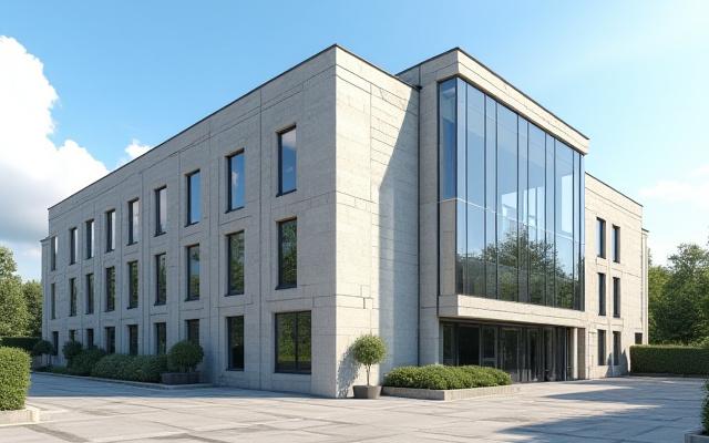 Medway Council Offices exterior, looking immaculate after commercial window cleaning
